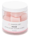 HARPER+ARI ROSE EXFOLIATING SUGAR CUBES, 5.3-OZ.