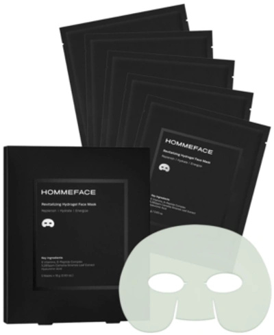 Hommeface Men's Revitalizing Hydrogel Facial Sheet Mask Set