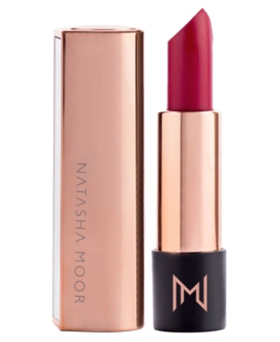 Natasha Moor Silk Suede Lipstick In Money Maker