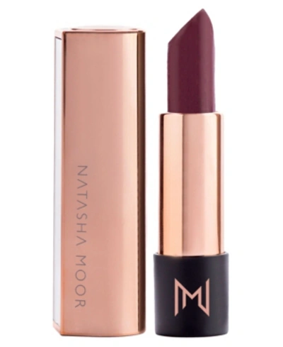 Natasha Moor Silk Suede Lipstick In Indestructible