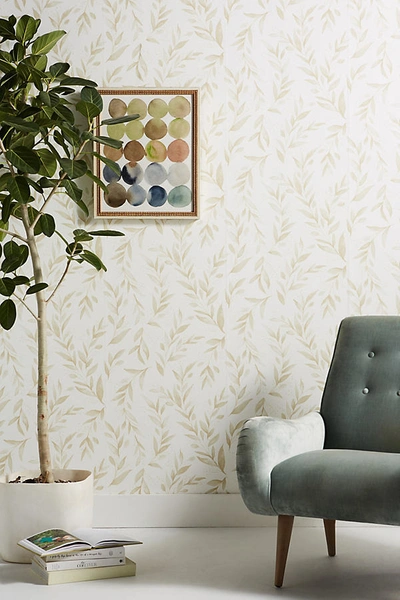 Magnolia Home Olive Branch Wallpaper In Assorted