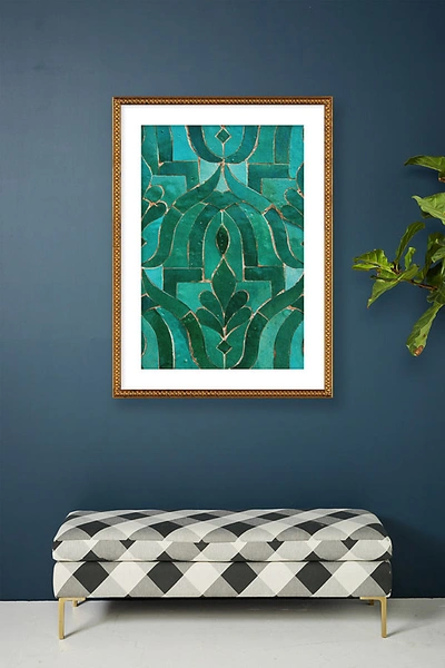 Artfully Walls Moroccan Tile Wall Art In Brown