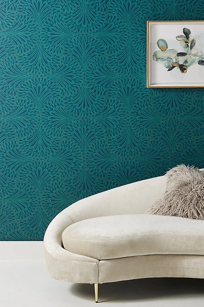 York Wallcoverings Cabaret Wallpaper In Blue