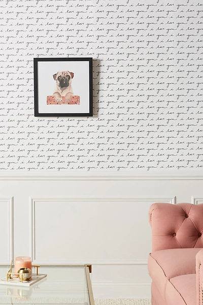 Sugar Paper La I Love You Wallpaper In Black