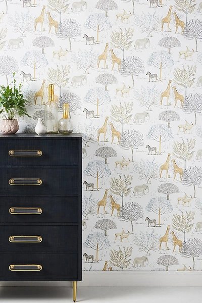 York Wallcoverings On The Savanna Wallpaper In Assorted