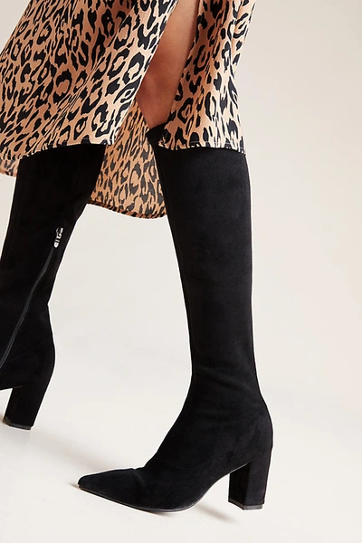 Silent D Comess Knee-high Boots In Black