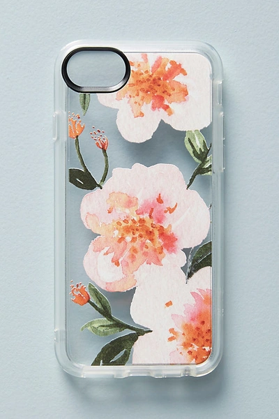 Casetify Pink Floral Iphone Case By  In Pink Size S