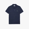 Lacoste Anti-uv Printed Golf Polo - Xl - 6 In Blue