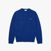 LACOSTE MEN'S V-NECK WOOL SWEATER