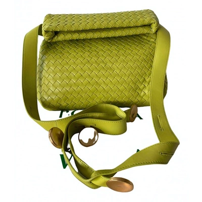 Pre-owned Bottega Veneta Green Leather Handbag