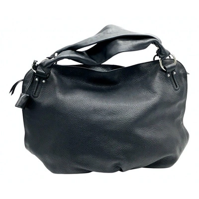Pre-owned Celine Leather Handbag In Black