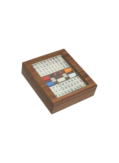 Agresti Walnut Mahjong Box