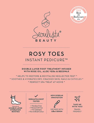 Seoulista Beauty Rosy Toes Instant Pedicure In Pink