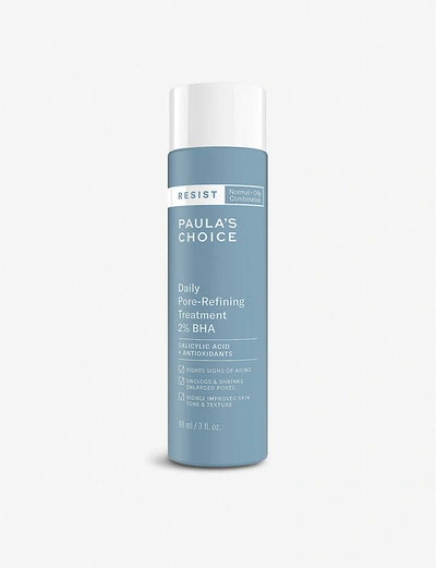 Paula's Choice S Choice Resist Daily Pore-refining Treatment 2% Bha Exfoliant 88ml