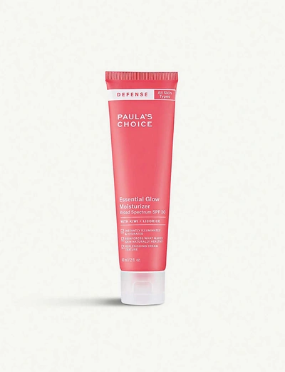 Paula's Choice Defense Essential Glow Moisturiser Spf 30 60ml In Multi