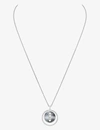 MESSIKA MESSIKA WOMEN'S WHITE GOLD LUCKY MOVE 18CT WHITE-GOLD, MOTHER-OF-PEARL AND DIAMOND NECKLACE,41851207