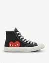 COMME DES GARÇONS COMME DES GARÇONS PLAY X CONVERSE CANVAS HIGH-TOP TRAINERS,726-10036-2170500000