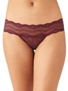 B.tempt'd By Wacoal 'lace Kiss' Bikini In Windsor Wine