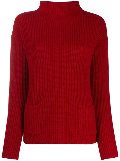 Philo-sofie Mock-neck Cashmere Jumper In Red