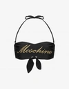 MOSCHINO BIKINI TOP LOGO EMBROIDERY