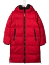 AI-RIDERS ON THE STORM WARMING WARNING PUFFER COAT
