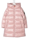 SAVE THE DUCK LONG HOODED PUFFER COAT