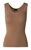 Akris Cotton Knit Tank Top In Neutral