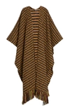 Gabriela Hearst Gasly Cashmere Knit Poncho In Multi