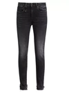 R13 Alison Skinny Jeans In Morrison Black