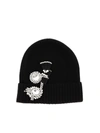 PINKO PINKO SECCO BEANIE IN BLACK