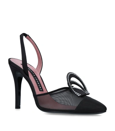 Les Petits Joueurs Gemma Net Slingback Pumps 100