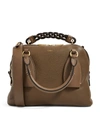 CHLOÉ MEDIUM LEATHER DARIA TOP-HANDLE BAG,16006174