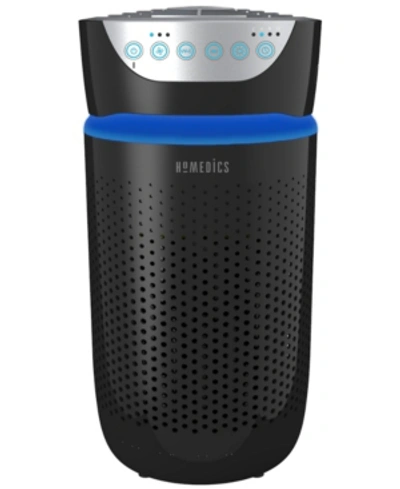 Homedics Totalclean 5-in-1 Tower Air Purifier With Uv-c Light In Black