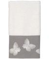 AVANTI YARA BUTTERFLY BORDERED COTTON FINGERTIP TOWEL, 11" X 18"