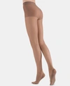 Natori 2-pack Exceptionally Sheer Control-top Tights W/ Sole Cushion In Nude