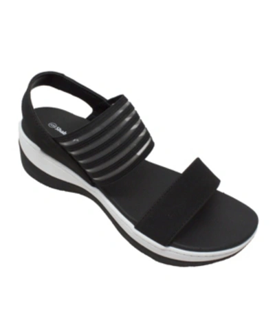 Shaboom Women's Comfort Strap Sandals Women's Shoes In Black