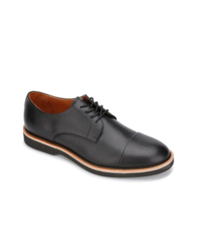 Gentle Souls Men's Greyson Buck Cap Toe Oxford Shoe Men's Shoes In Black