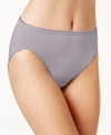 Vanity Fair Illumination Hi-cut Brief Underwear 13108, Also Available In Extended Sizes In Steel Violet