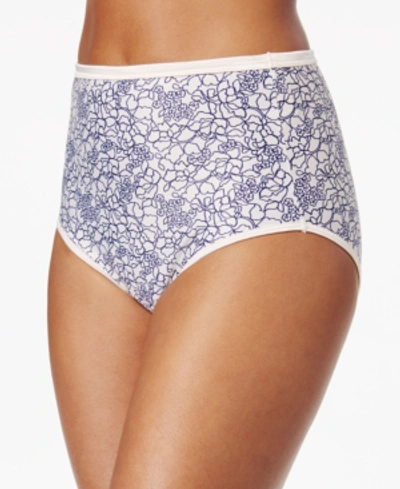Vanity Fair Illumination Brief Underwear 13109, Also Available In Extended Sizes In Tranquil Lace Print