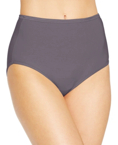 Vanity Fair Illumination Brief Underwear 13109, Also Available In Extended Sizes In Steele Violet