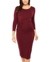 A PEA IN THE POD MATERNITY TWIST-FRONT DRESS