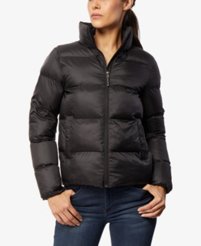 32 Degrees Packable Puffer Coat, Created For Macy's In Black