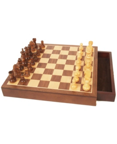 John N. Hansen Co. Walnut Wood Chess Set