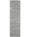 Ralph Lauren Carisbrooke Lrl6320d Dark Grey 2'3" X 8' Runner Area Rug In Dark Gray