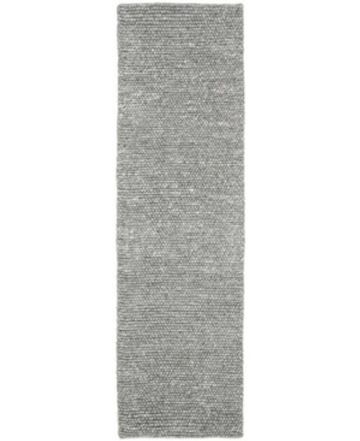 Ralph Lauren Carisbrooke Lrl6320d Dark Grey 2'3" X 8' Runner Area Rug In Dark Gray
