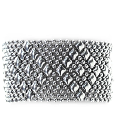 Sg Liquid Metal B9 Silver Mesh Bracelet In 7", 7 1/2" Or 8"