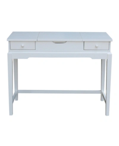 International Concepts Vanity Table In White