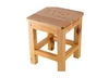 ALFI BRAND 10"X10" SQUARE WOODEN BENCH OR STOOL MULTI-PURPOSE ACCESSORY