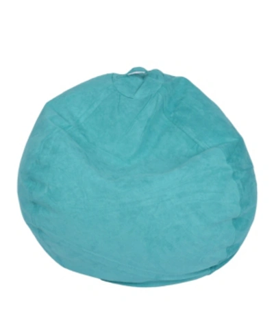 Acessentials Micro-suede Bean Bag Chair In Aqua