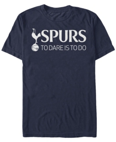 Tottenham Hotspur Football Club Men's To Dare Is To Do Short Sleeve T-shirt In Navy